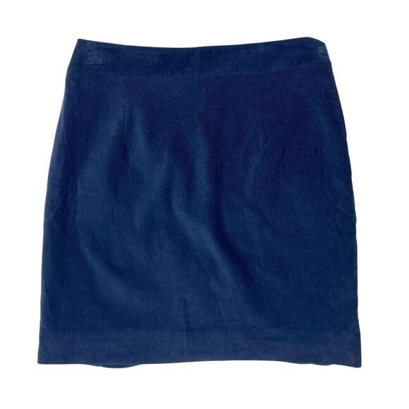 Leona by Lauren Leonard Mini Skirt Womens 4 Blue Corduroy 90s Western High‎ Rise - Picture 3 of 9
